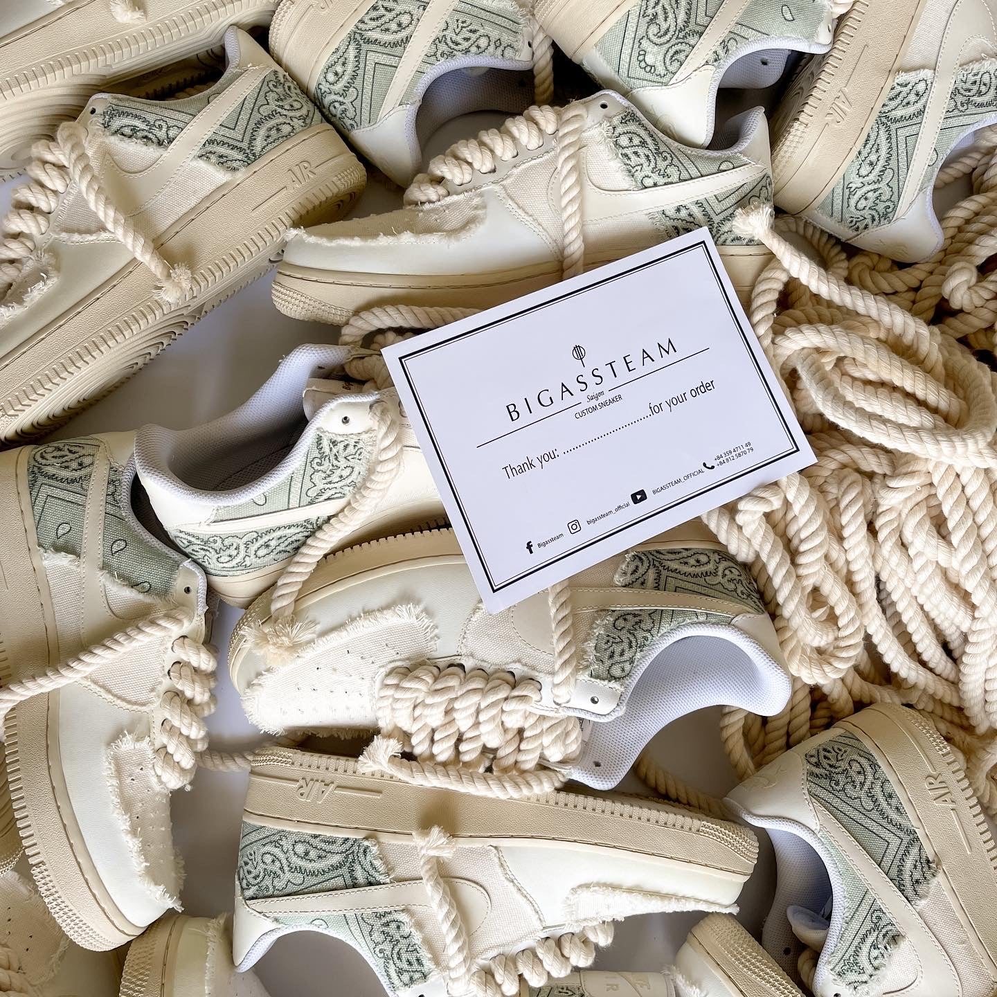 AF1 Paisley Mint
