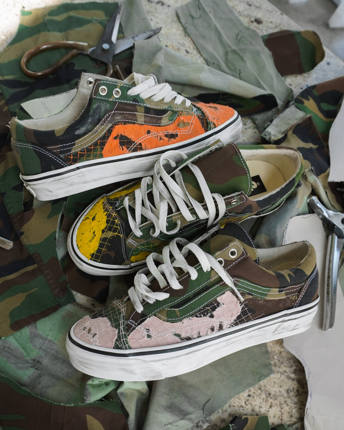 SHUTTLE VINTAGE CAMO BORO custom by BIGART