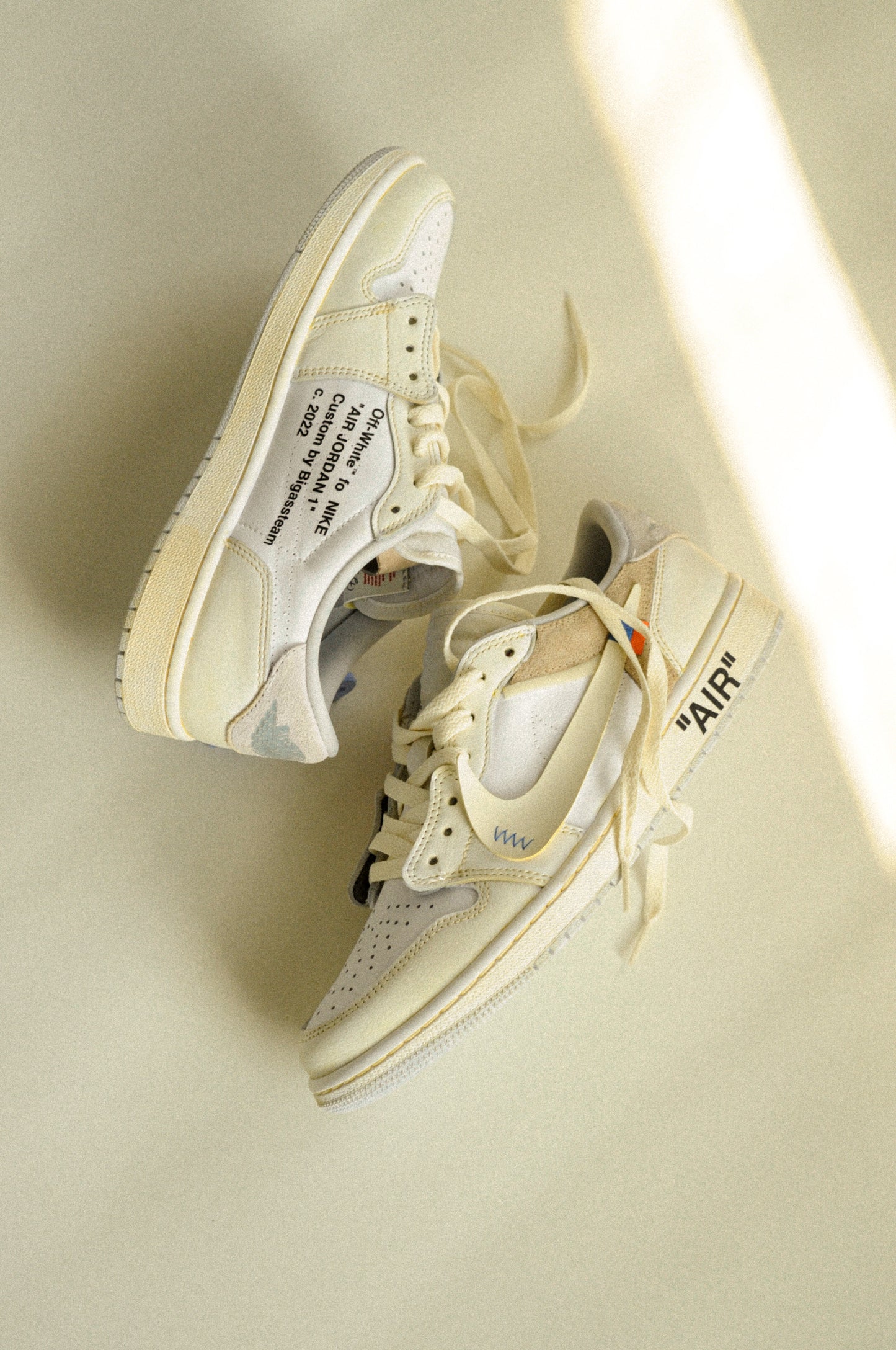 AJ1 Deconstructed Beige