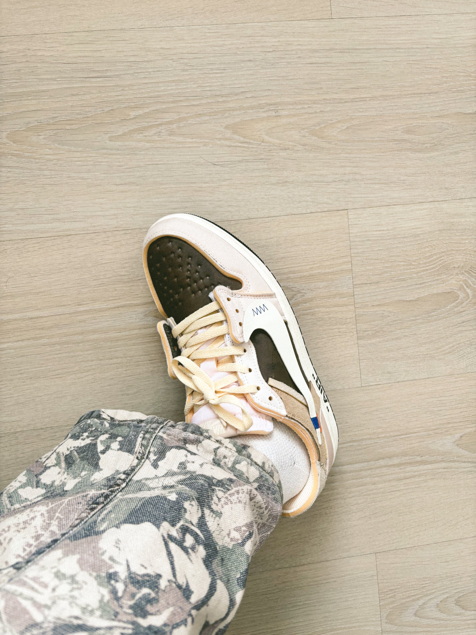 Jordan 1s Low Deconstructed Coconut Mocha - Main Image