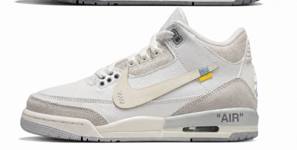Jays 3s OW beige