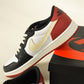 Jay 1s Reverse Swoosh Black Toe Low