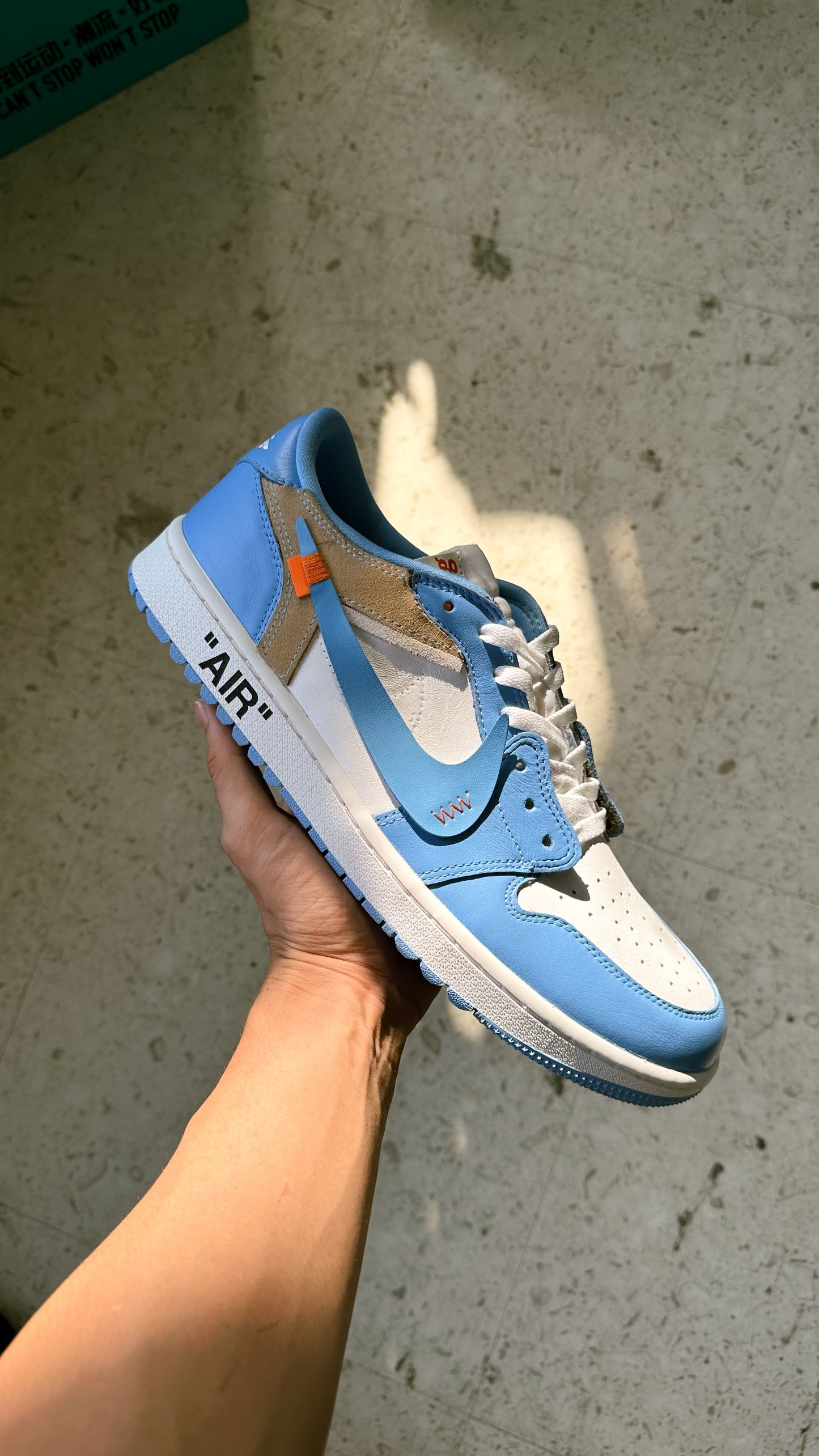 Jordan 1 UNC Offwhite Golf