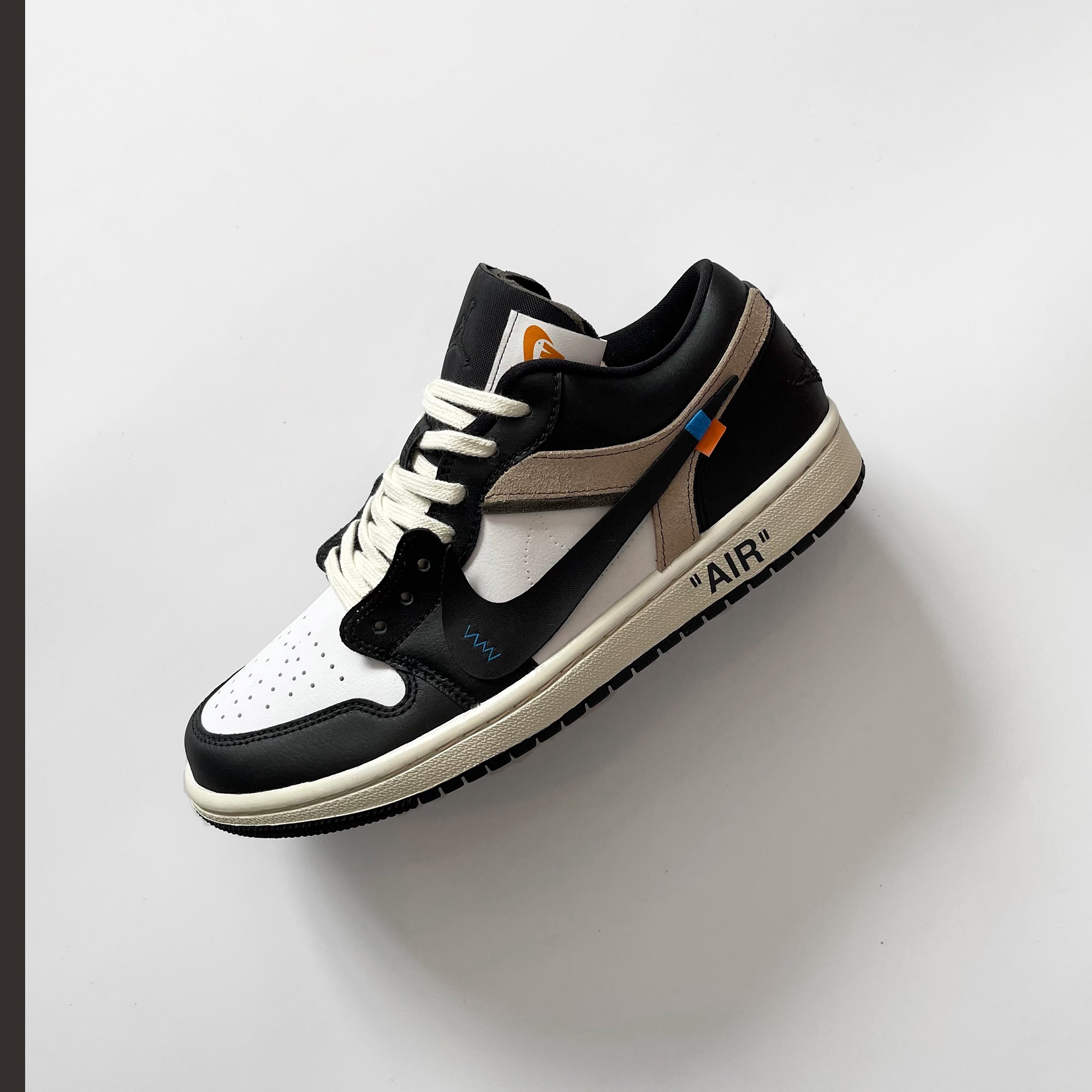 Air jordan 1 sale x off white black